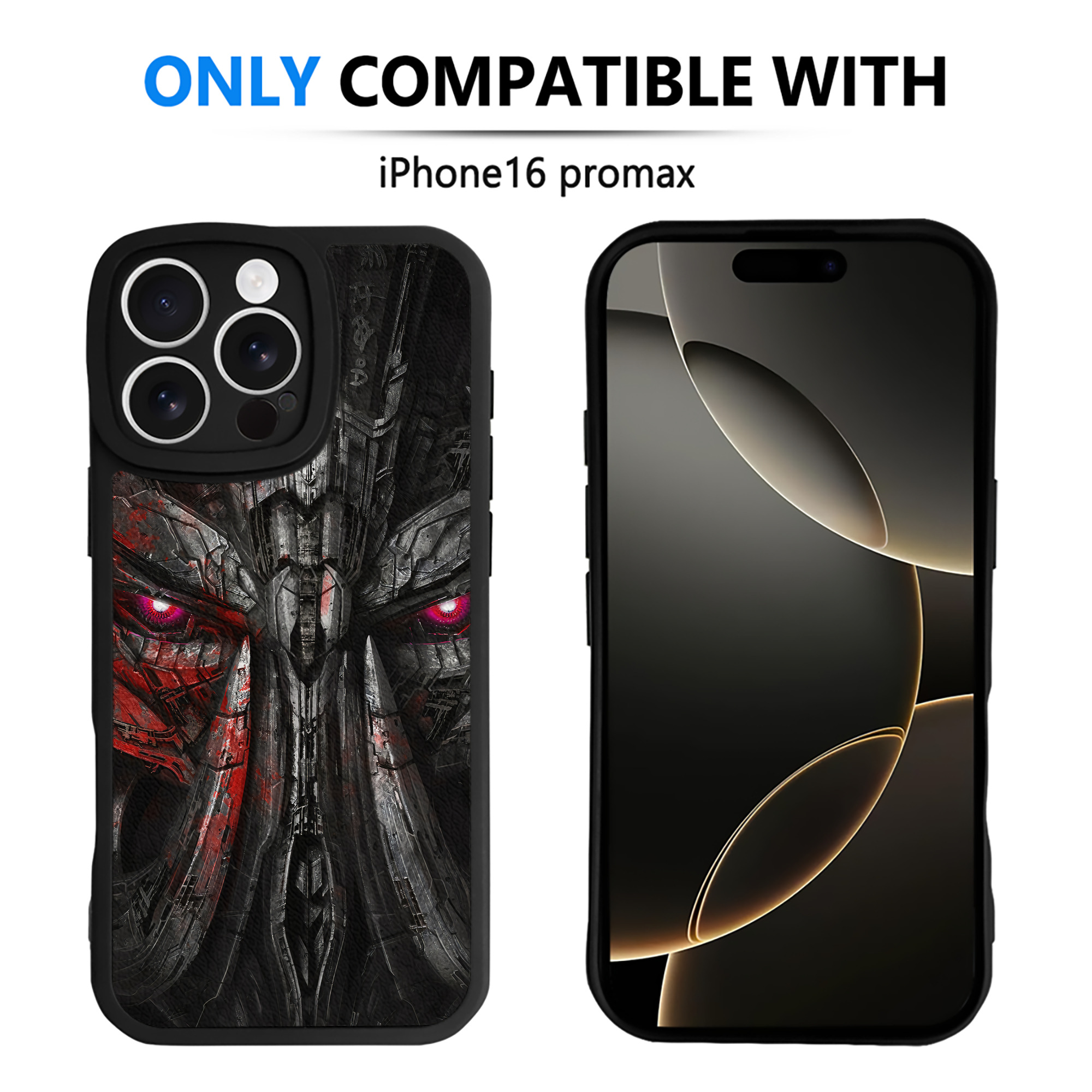 （画像用） Transformers トランスフォーマー 【iPhone 16シリーズ対応】シリコンスマホケース（レザー調） 材質：シリコン